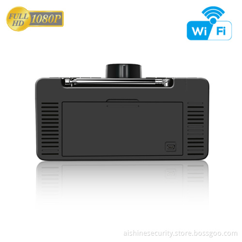 Super hot hidden camera with FM radio function rotatable len wifi nanny camera